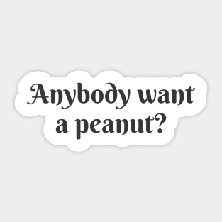 A Peanut Sticker